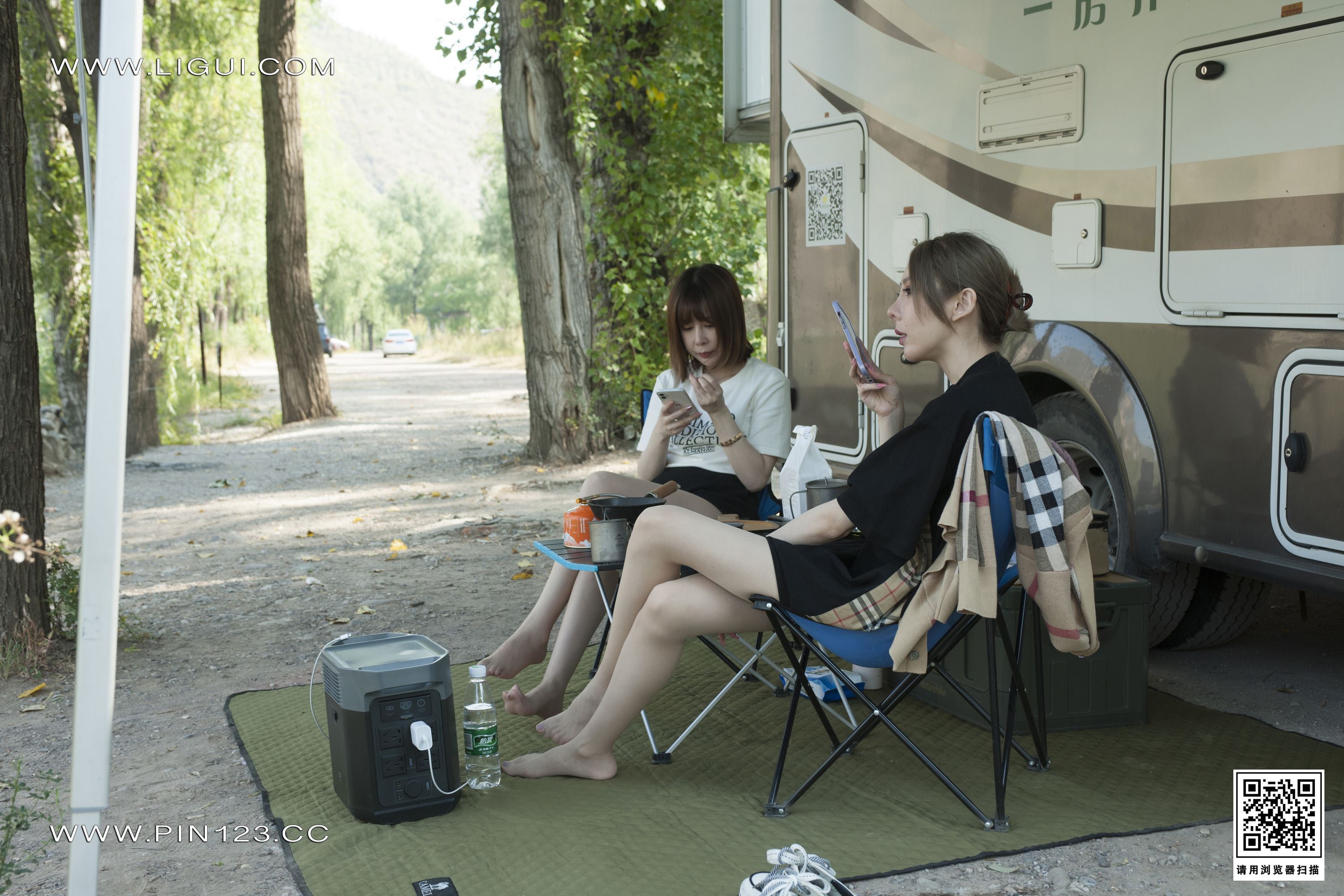 Ligui丽柜 2022.10.28  香丝露营 兔子&vicky 2022.10.28